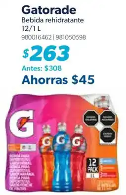 Sam's Club Gatorade Bebida rehidratante oferta