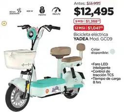 Chedraui Yadea bicicleta eléctrica oferta