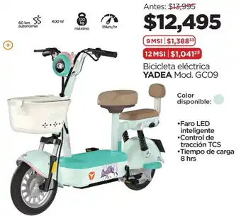YADEA Bicicleta eléctrica Mod. GC09