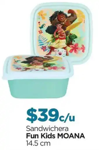 Sandwichera Fun Kids MOANA