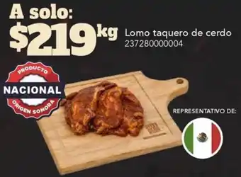Lomo taquero de cerdo