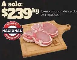 City Club Lomo mignon de cerdo oferta