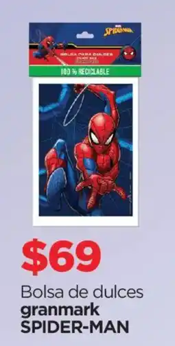 Chedraui granmark Bolsa de dulces SPIDER-MAN oferta
