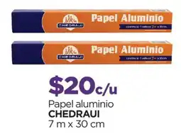 Chedraui Chedraui papel aluminio oferta
