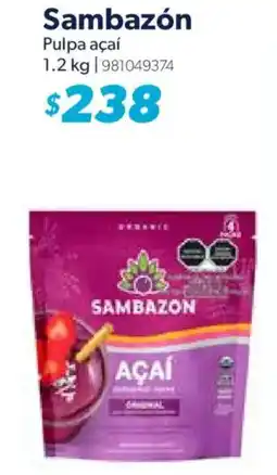 Sam's Club Sambazon Pulpa açaí oferta