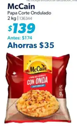Sam's Club McCain Papa Corte Ondulado oferta