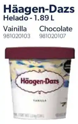 Sam's Club Häagen-Dazs Helado oferta