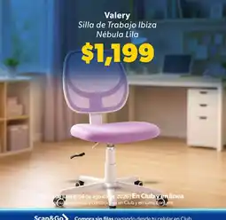 Sam's Club Valery Silla de Trabajo Ibiza Nébula Lila oferta