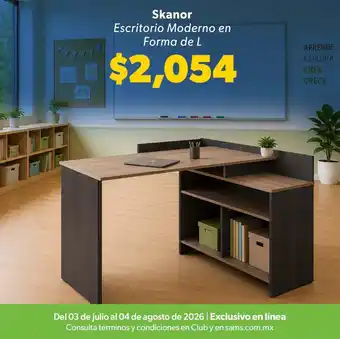 Skanor Escritorio Moderno en Forma de L
