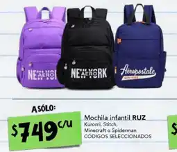 City Club Ruz Mochila infantil oferta