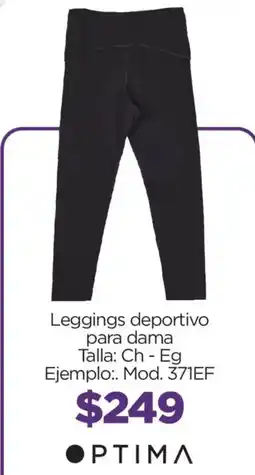 Chedraui Optima leggings deportivo para dama oferta