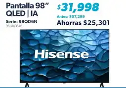 Sam's Club Hisense Pantalla 98" oferta