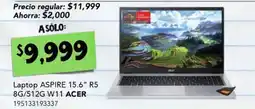 City Club acer laptop aspire 15.6" r5 8g/512g w11 oferta