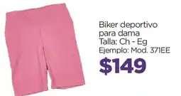 Chedraui Biker deportivo para dama oferta