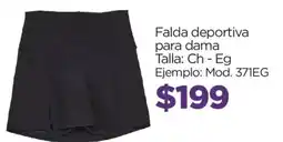 Chedraui Falda deportiva para dama oferta
