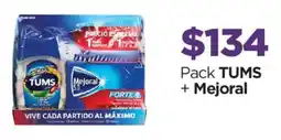 Chedraui Tums + Mejoral oferta