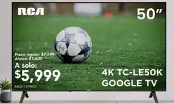 City Club RCA Google TV 50" oferta