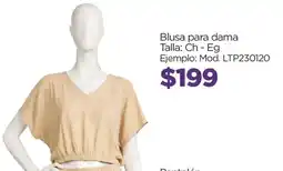 Chedraui Blusa para dama oferta