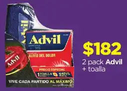 Chedraui Advil + toalla oferta