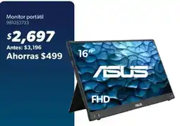 Sam's Club Asus monitor portátil oferta
