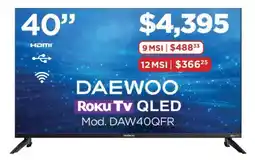 Chedraui Daewoo Roku Tv Qled oferta