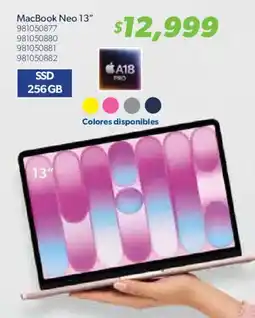 Sam's Club MacBook Neo 13" oferta