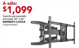 City Club Member's Choice Soporte para pantalla articulado oferta