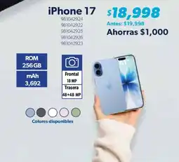 Sam's Club iphone 17 oferta