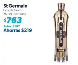 Sam's Club St Germain Licor de Sauco oferta