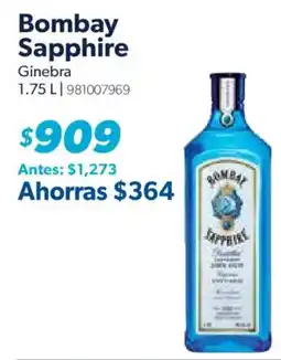 Sam's Club Bombay Sapphire Ginebra oferta