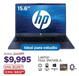 Chedraui HP laptop 15.6" oferta