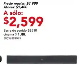 City Club JBL Barra de sonido SB510 cinema 3.1 oferta