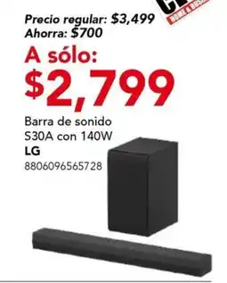 City Club LG Barra de sonido S30A oferta