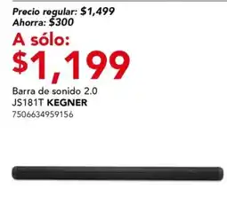 City Club kegner barra de sonido 2.0 oferta