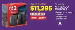 Chedraui Nintendo Switch 2 oferta