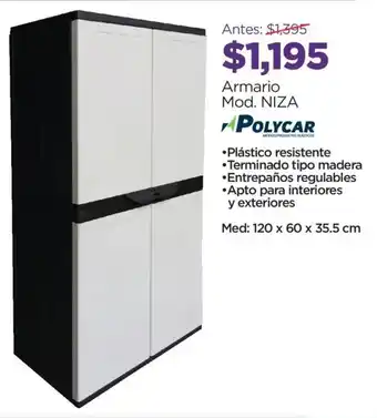 Chedraui Polycar Armario oferta