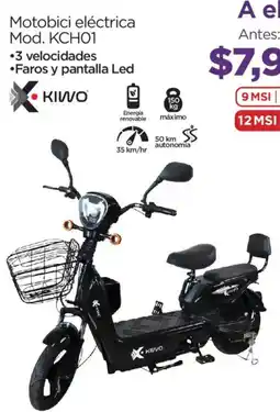 Chedraui kiwo motobici eléctrica mod. kch01 oferta