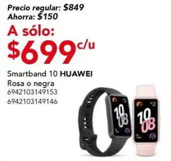 City Club Huawei Smartband 10 oferta
