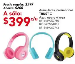 City Club Trust C Auriculares inalámbricos oferta