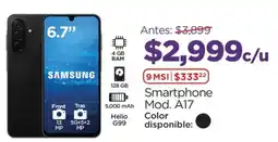 Chedraui Samsung Smartphone Mod. A17 oferta
