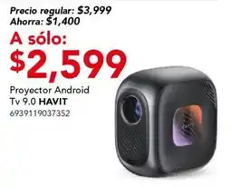 City Club Havit Proyector Android Tv 9.0 oferta