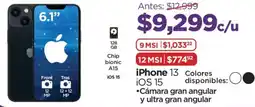Chedraui iphone 13 oferta