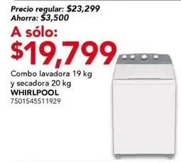 City Club whirlpool combo lavadora y secadora oferta