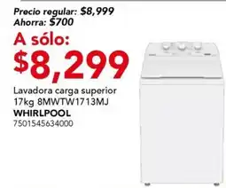 City Club whirlpool lavadora carga superior oferta