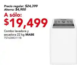 City Club MABE combo lavadora y secadora oferta
