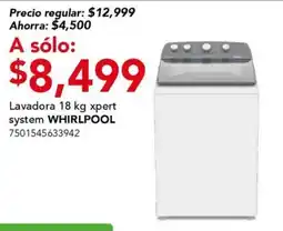 City Club whirlpool lavadora 18 kg xpert system oferta