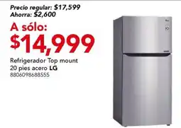 City Club LG Refrigerador Top mount oferta