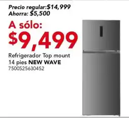 City Club New Wave Refrigerador Top mount oferta
