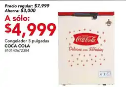 City Club Coca Cola Congelador 5 pulgadas oferta