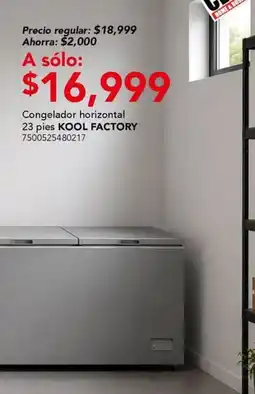 City Club Kool Factory Congelador horizontal oferta